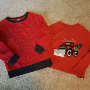GAP and Gymboree winter shirts